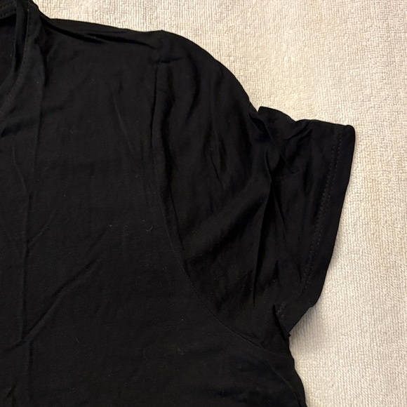 Zara Elegant Black Short Sleeve Top - Picture 3 of 6